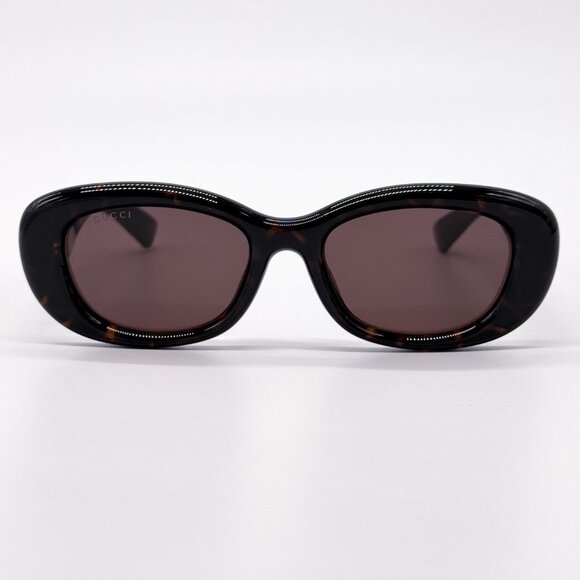 NEW GUCCI GG1829SK 002 DARK HAVANA WOMEN SUNGLASSES GUCCI - Picture 4 of 13